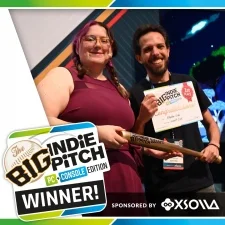 Kholin Echo battles it out to win The Very Big Indie Pitch at PGC