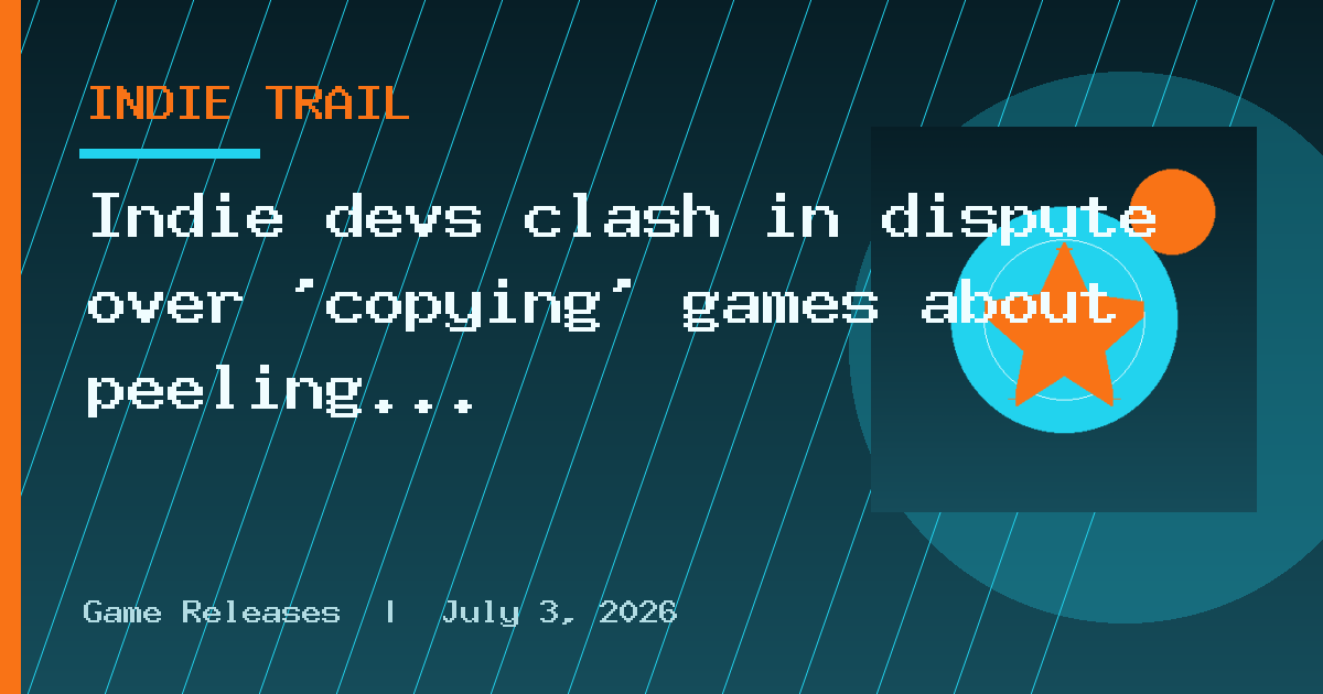 Indie devs clash in dispute over ‘copying’ games about peeling potatoes