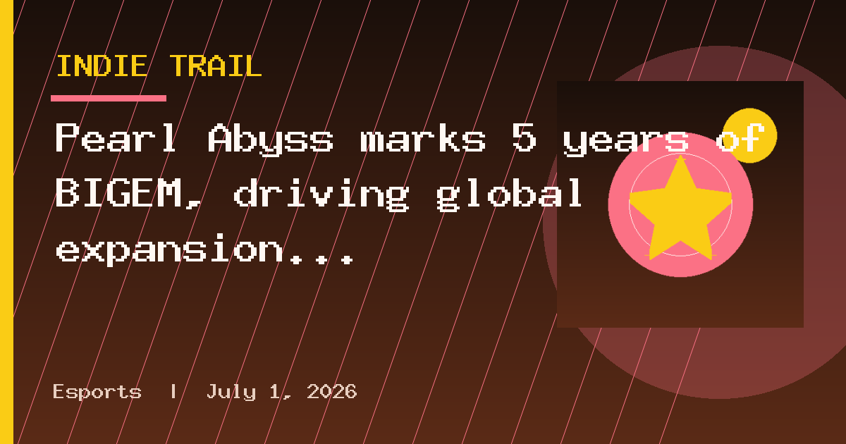 Pearl Abyss marks 5 years of BIGEM, driving global expansion for 44 companies