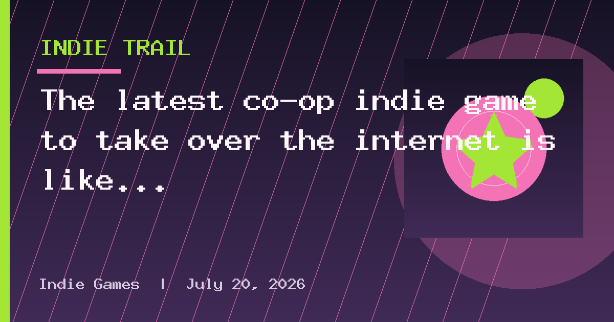 The latest co-op indie game to take over the internet is like one